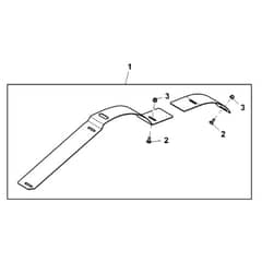 John Deere X584 - PC12717 - Deflector Kit - ST863703