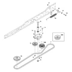 John Deere X584 - PC12717 - Belt Drive (130001 - ) - ST918983