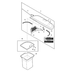 John Deere X730 - PC11844 - Hopper - ST541776