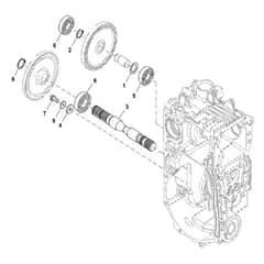 John Deere X730 - PC11844 - Pto Shaft - ST746975