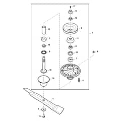 John Deere X730 - PC11844 - Spindle Housing ( - 070000) - ST751070