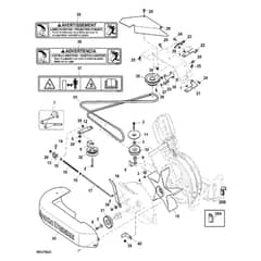 John Deere X730 - PC11844 - Jack Sheave (030001 - 070000) - ST806916