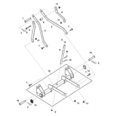 John Deere X730 - PC11844 - Lift Arm - ST905053