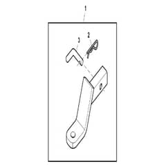 John Deere X730 - PC11844 - Drawbar Kit - ST906125