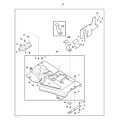 John Deere X730 - PC11844 - French Shielding (020001 - ) - ST912199