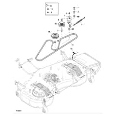 John Deere X730 - PC11844 - Belt Drive (070001 - ) - ST945793