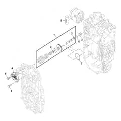 John Deere X734 - PC11845 - Pto Brake - ST1040170