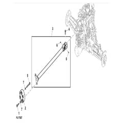 John Deere X734 - PC11845 - Driveshaft - ST1065569
