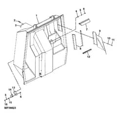 John Deere X734 - PC11845 - Case - ST551465