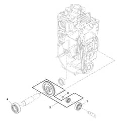 John Deere X734 - PC11845 - Input Gear - ST746980