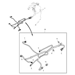John Deere X734 - PC11845 - Chassis Wiring (2/2) (030001 - 040000) - ST805557