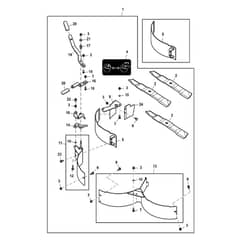 John Deere X734 - PC11845 - Mulchcontrol™ System (030001 - ) - ST852993