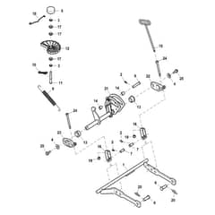 John Deere X734 - PC11845 - Mower Depth (042351 - ) - ST868184