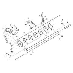 John Deere X734 - PC11845 - Tine Shaft - ST905056