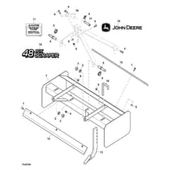 John Deere X734 - PC11845 - Scraper Box - ST907278