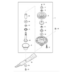 John Deere X734 - PC11845 - Spindle Housings - ST912162