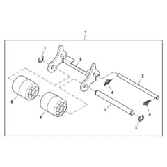 John Deere X734 - PC11845 - Roller Kit ( - 060000) - ST919230