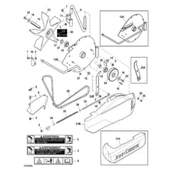 John Deere X734 - PC11845 - Powerflow ( - 070000) - ST940630