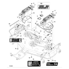 John Deere X734 - PC11845 - Shield Covers (070001 - ) - ST946839