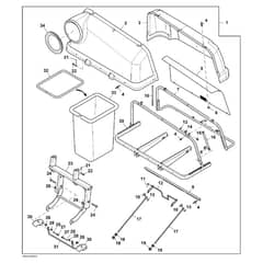John Deere X734 - PC11845 - Material Collection - ST964574