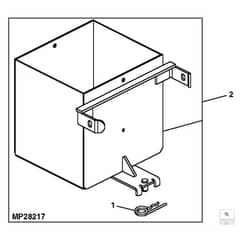 John Deere X738 - PC11846 - Weight Box - ST538989