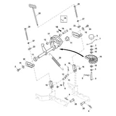 John Deere X738 - PC11846 - Mower Depth ( - 020000) - ST753840