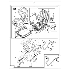 John Deere X738 - PC11846 - Air Ride - ST857450