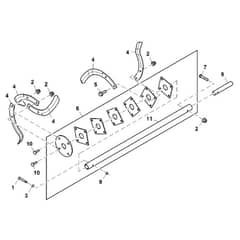 John Deere X738 - PC11846 - Tine Shaft - ST905056