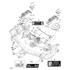 John Deere X738 - PC11846 - Shield Covers (070001 - ) - ST947072
