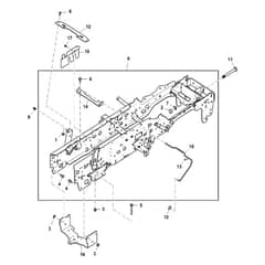 John Deere X739 - PC11847 - Frame - ST740758