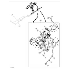 John Deere X739 - PC11847 - Chassis Wiring (1/2) (030001 - 040000) - ST805510