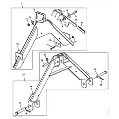 John Deere X748 - PC9511 - Three Point - ST538985