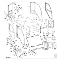 John Deere X748 - PC9511 - Weather Enclosure - ST539000