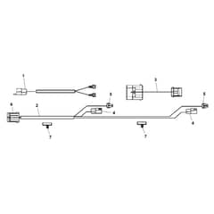 John Deere X748 - PC9511 - Headlamp Wiring - ST539250