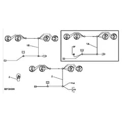 John Deere X748 - PC9511 - Wiring Harness - ST539780