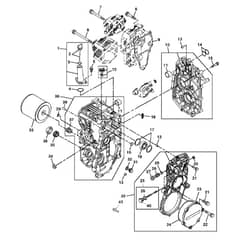 John Deere X748 - PC9511 - Transaxle Housing - ST539794