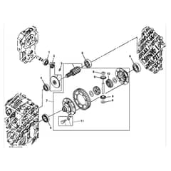 John Deere X748 - PC9511 - Differential - ST539803