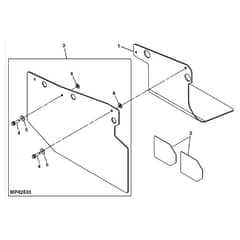 John Deere X748 - PC9511 - Shield - ST539854