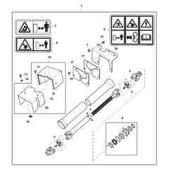 John Deere X748 - PC9511 - Broom Drive - ST858236