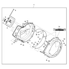 John Deere X748 - PC9511 - Blower Fan - ST899164