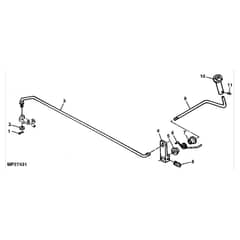 John Deere X749 - PC9703 - Differential Lock - ST538954