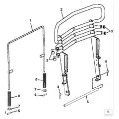 John Deere X749 - PC9703 - Brush Guard - ST538992
