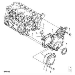 John Deere X749 - PC9703 - Gear Case - ST551630