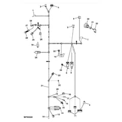 John Deere X749 - PC9703 - Main Wiring - ST551673