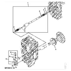John Deere X749 - PC9703 - Differential Lock - ST551694