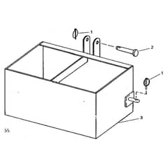 John Deere X750 - PC11848 - Ballast Box - ST552810