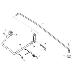 John Deere X750 - PC11848 - Differential Lock - ST740743