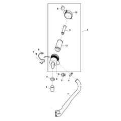 John Deere X750 - PC11848 - Intake System - ST742539