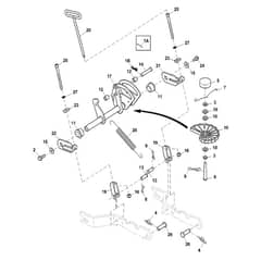John Deere X750 - PC11848 - Mower Depth ( - 020000) - ST753840