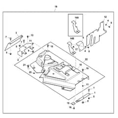 John Deere X750 - PC11848 - Shielding Kit (020001 - 040000) - ST766635